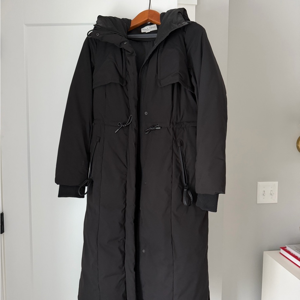 Cole Haan Black Hooded Jacket